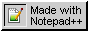 made with Notepad++